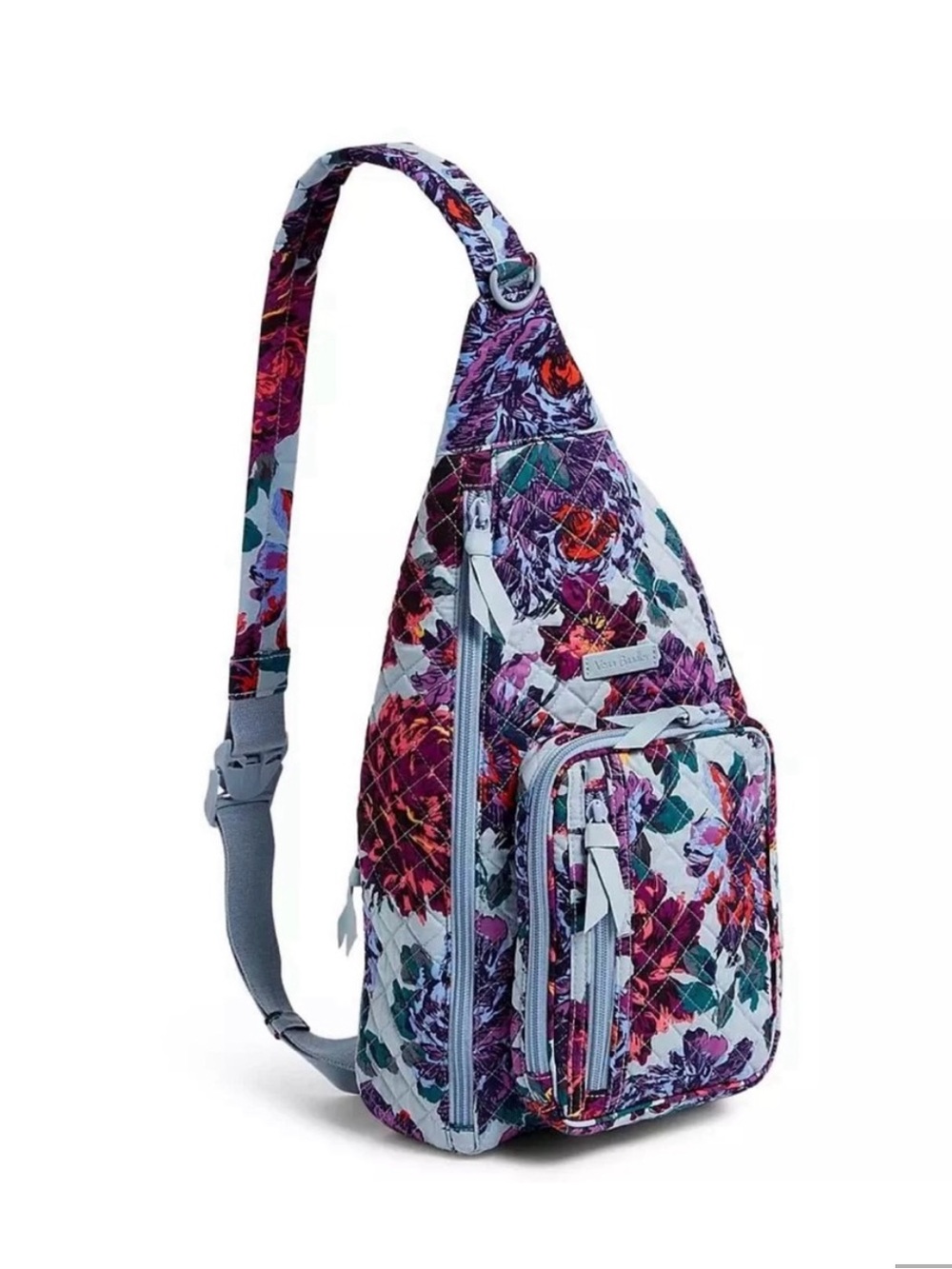Vera Bradley Crossbody Sling Bag Neon Blossom EUC‎